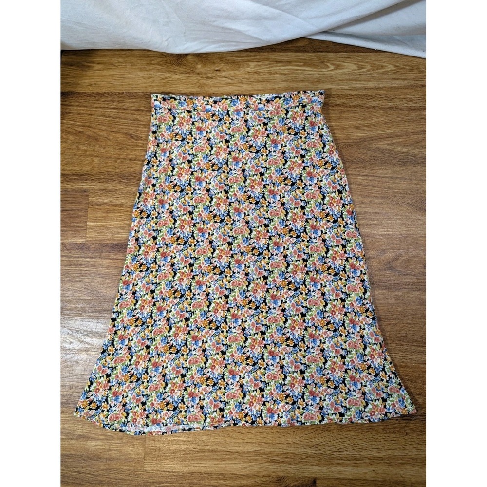 Reformation Size 6 Floral Midi Skirt Minimalist Romantic